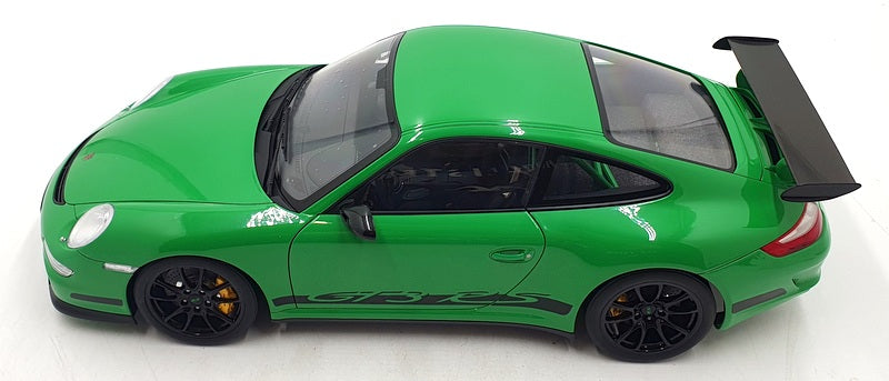 Autoart 1/12 Scale Diecast 12118 - Porsche 997 GT3 RS - Green/Black Stripes