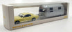 Norev 1/43 Scale 270581 - Ford Mustang & Airstream - Yellow/Silver