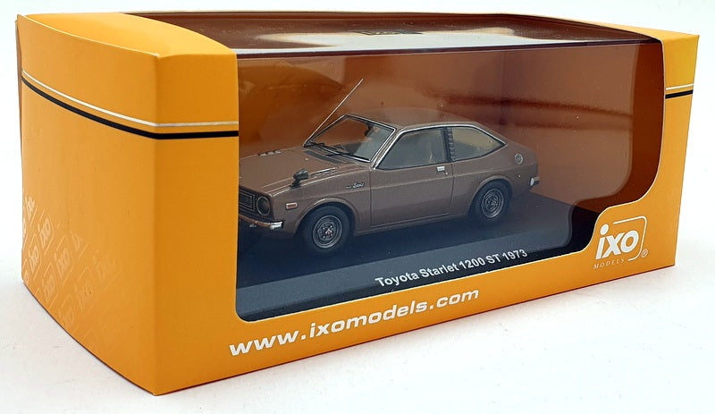 Ixo 1/43 Scale Diecast KB1057 - Toyota Starlet 1200 SR 1973 - Brown Metallic