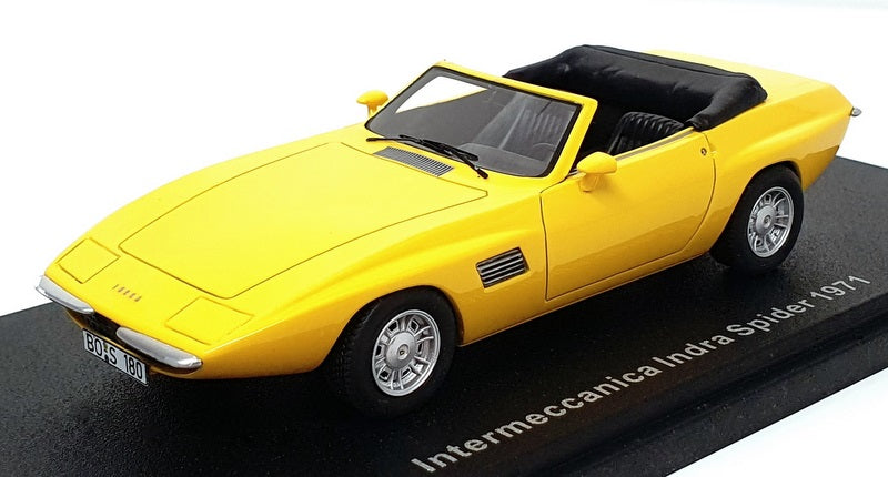 Best Of Show (BOS) 1/43 Scale BOS43180 - 1971 Intermeccanica Indra Cabrio Yellow