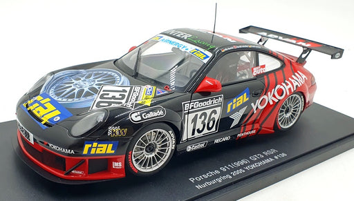 Autoart 1/18 Scale Diecast 80571 - Porsche 911 996 GT3 RSR 2005 Yokohama #136