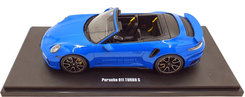 GT Spirit 1/18 Scale Resin GT441 - Porsche 911 Turbo S - Blue