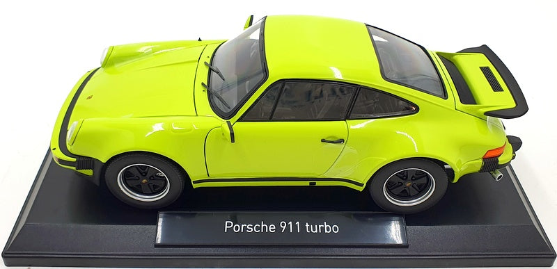 Norev 1/18 Scale Diecast 187666 - Porsche 911 Turbo 3.0 1976 - Light Green