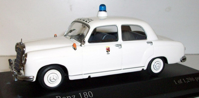 Minichamps 1/43 Scale 430 033191 Mercedes Benz 180 Polizei Trier