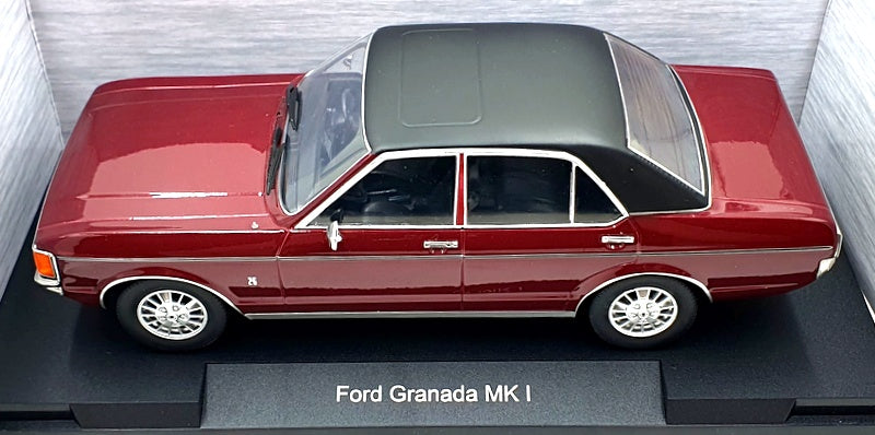 Model Car Group 1/18 Scale MCG18467 Ford Granada MK I Met. Dark Red / Black RHD