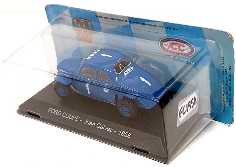 Altaya 1/43 Scale FC1958 - Ford Coupe #1 Winner Argentina C/Ship 1958 J. Galvez