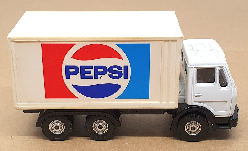 Corgi 14cm Long Diecast 1192 - Mercedes Benz Box Van (Pepsi) White/Red/Blue