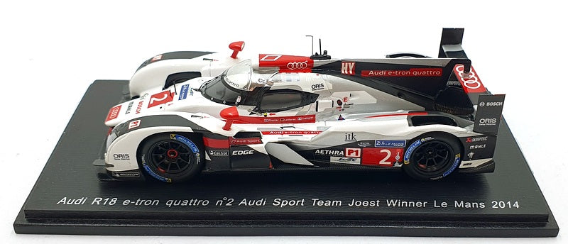 Spark 1/43 Scale 43LM14 - Audi R18 e-tron quattro #2 1st Le Mans 2014