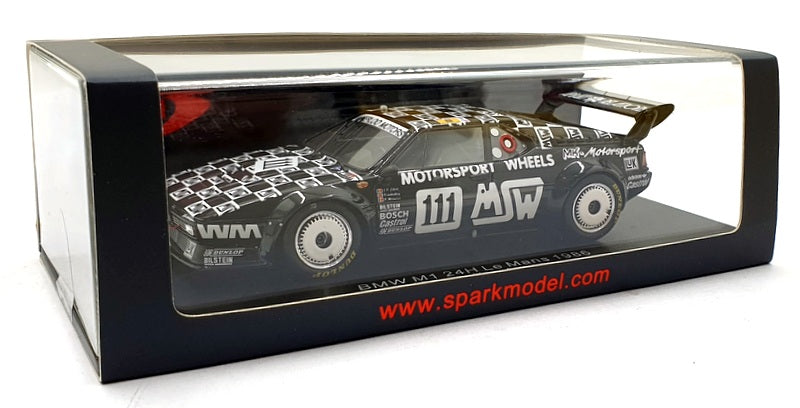 Spark 1/43 Scale S6413 - BMW M1 #111 24h Le Mans 1986