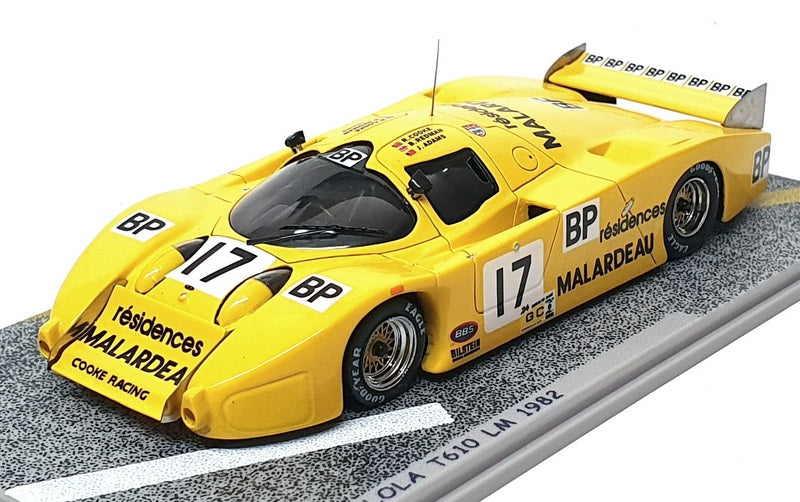 Bizarre 1/43 Scale Resin BZ357 - Lola T610 #17 Le Mans 1982 - Yellow