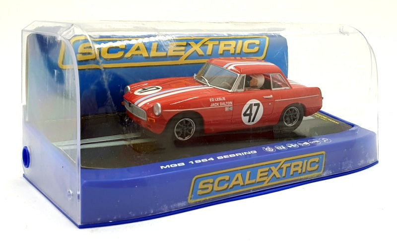 Scalextric 1/32 Scale Slot Car C3488 - MGB #47 1964 Sebring - Dalton