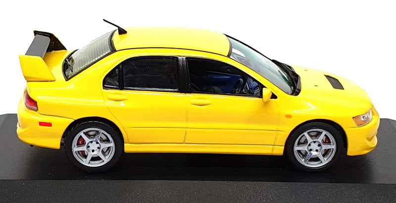 Ixo Models 1/43 Scale MOC033 - 2003 Mitsubishi Lancer Evo VIII - Yellow