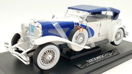 Greenlight 1/18 Scale Diecast 13589 - Duesenberg II SJ - Blue/White