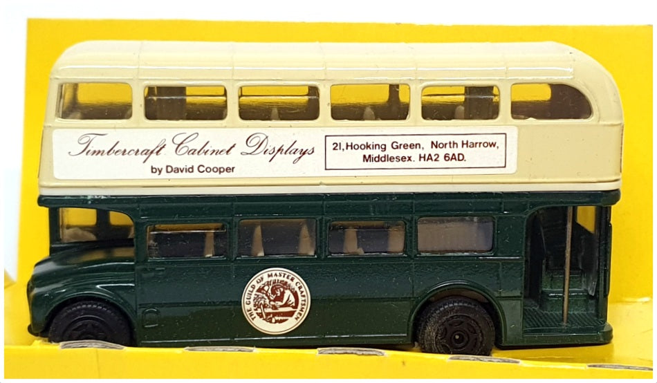 Corgi Diecast 469 AEC Routemaster Bus (Timbercraft Cabinet Displays) Green/Cream