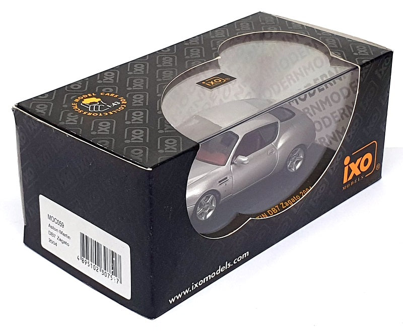 Ixo Models 1/43 Scale MOC059 - 2004 Aston Martin DB7 Zagato - Silver