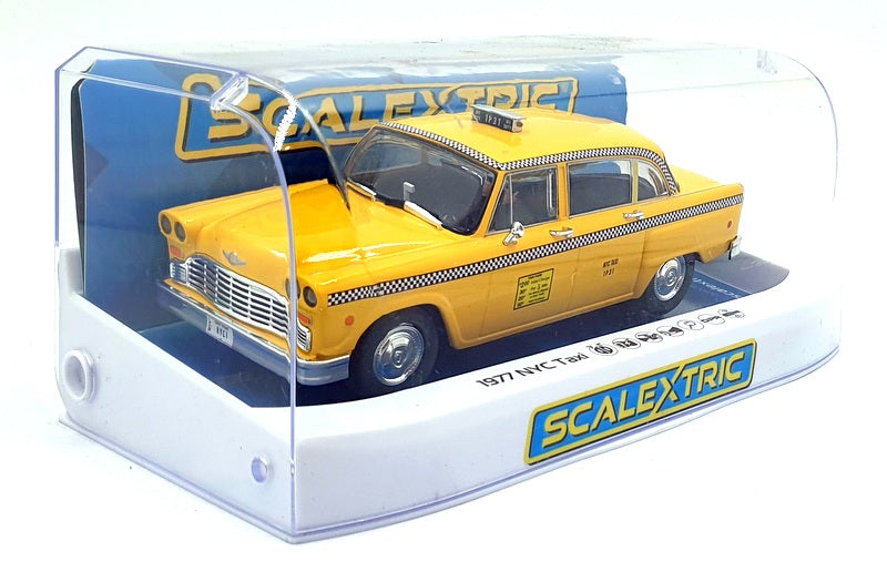 Scalextric 1/32 Scale Slot Car C4432 - 1977 NYC Taxi - Yellow