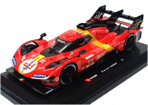 Burago 1/24 Scale 18-26309 - Ferrari 499P #51 24H Le Mans 2023 - Red