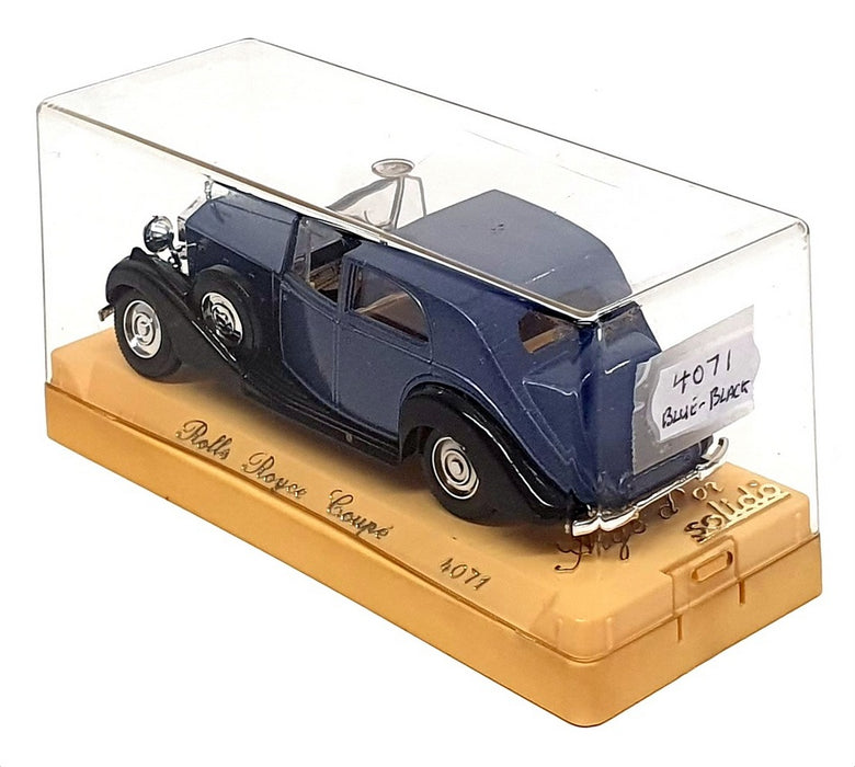 Solido 1/43 Scale 4071 - 1939 Rolls Royce Phantom III Coupe - Blue/Black 