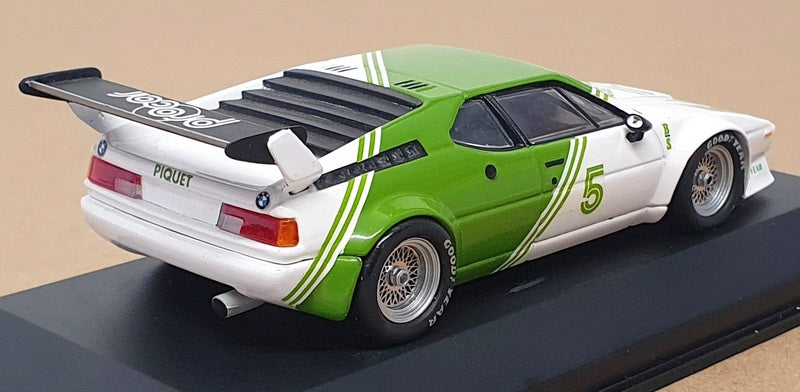 Minichamps 1/43 Scale 430 802505 - BMW M1 Workscar #5 Piquet - White/Green