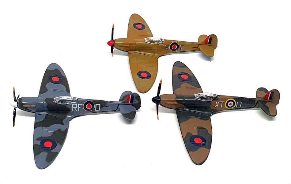 Oxford Diecast Appx 10cm Wingspan 68033 - Set Of 3 Supermarine Spitfire