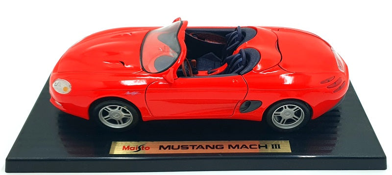 Maisto 1/18 Scale 50232 - Mustang Mach III - Red