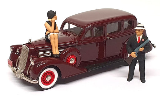 Brooklin 1/43 Scale BRK81 003 - 1936 Pierce Arrow Gangster Car BCC 2000 1 Of 250