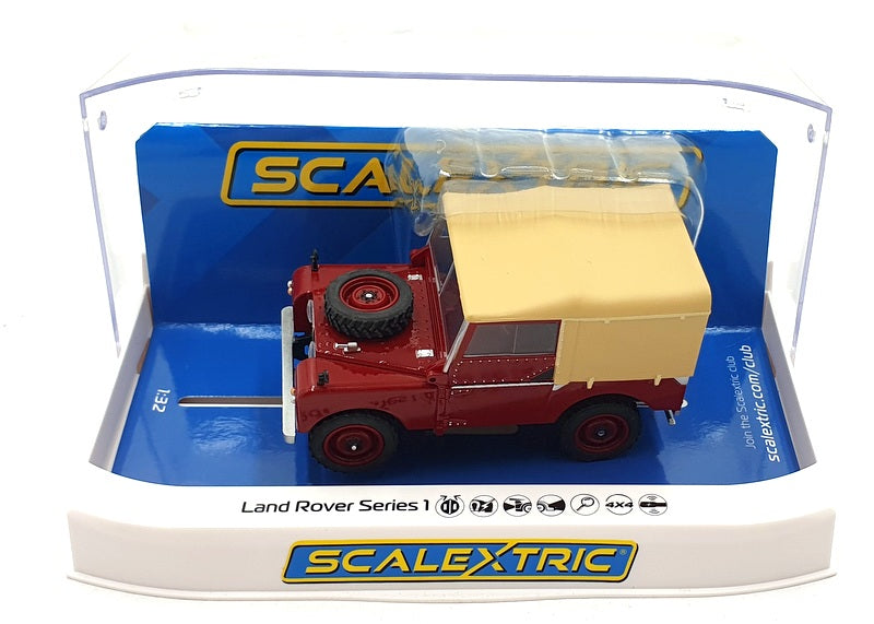 Scalextric 1/32 Scale Slot Car C4493 - Land Rover Series 1 - Poppy Red