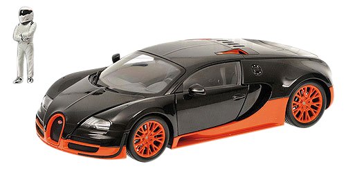 Minichamps 1/18 - 519 101101 Bugatti Veyron Super Sport Top Gear with Stig