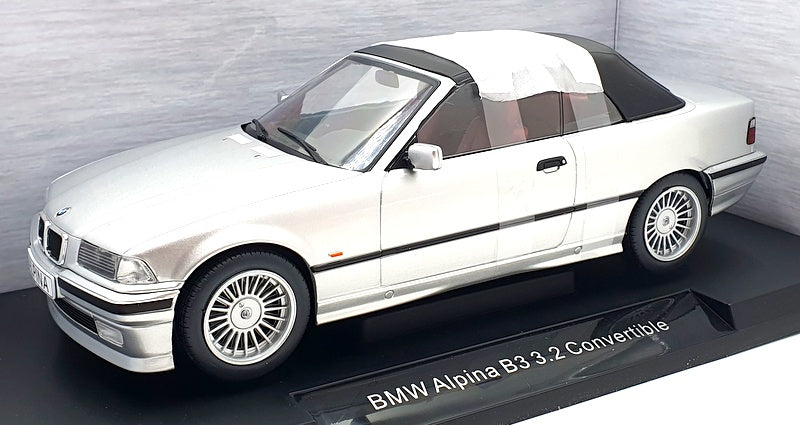 Model Car Group 1/18 Scale MCG18322 - BMW Alpina B3 3.2 Convertible Silver