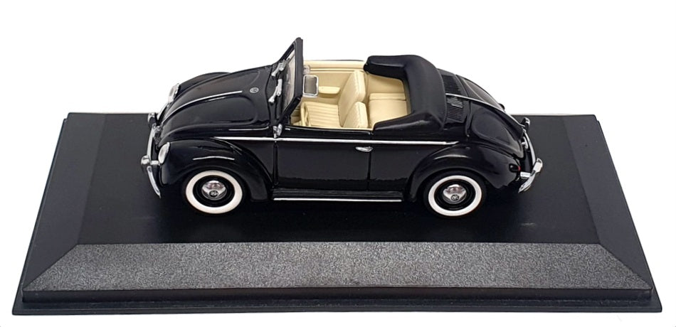 Minichamps 1/43 Scale 052132 - Volkswagen Hebmuller Cabriolet Open - Black