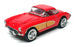 Franklin Mint 1/43 Scale B11KC58 - 1957 Chevrolet Corvette - Red/Beige