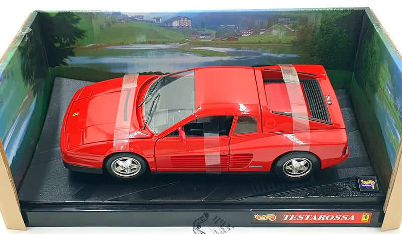 Hot Wheels 1/18 Scale Diecast 23918 - 1984 Ferrari Testarossa - Red