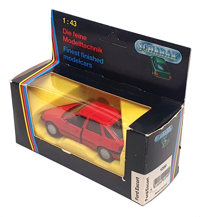 Schabak 1/43 Scale Diecast 1090 - Ford Escort - Red