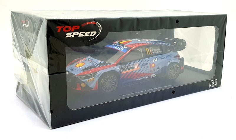 Top Speed 1/18 Scale Resin TS0580 Hyundai i20 N Rally1 Hybrid #11 1st RMC 2024