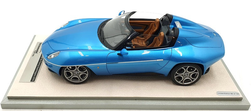 Tecnomodel 1/18 Scale TM18-68B - Alfa Romeo Disco Volante Spyder 2016 Met Blue