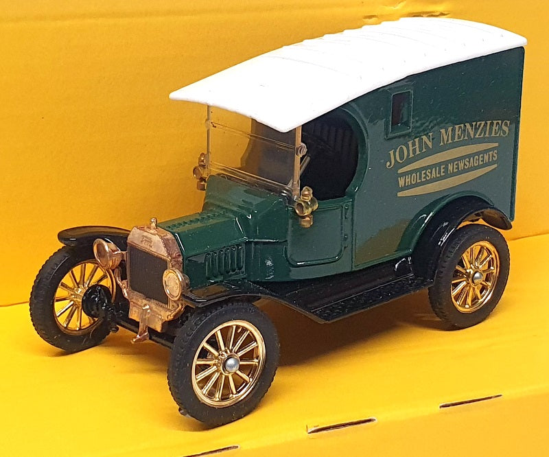 Corgi Appx 9cm Long Diecast D865/15 - Ford Model T Van (John Menzies) Green