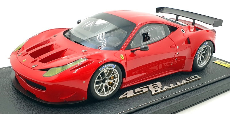 BBR 1/18 Scale Resin P1827 - Ferrari 458 Italia GT2 2011 - Red