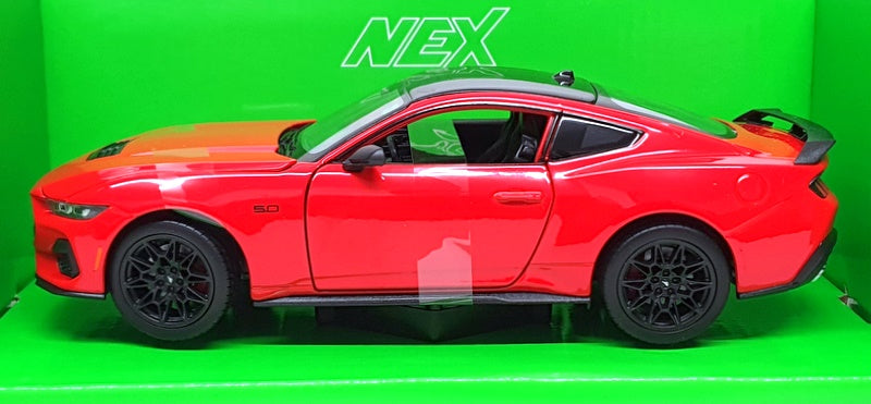 Welly NEX 1/25 Scale Diecast 24123W - 2024 Ford Mustang GT - Red