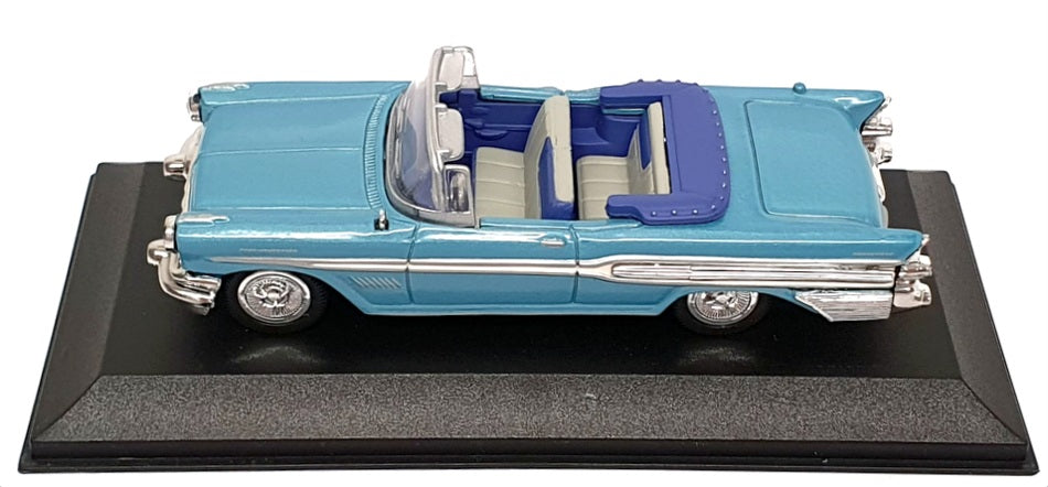 NewRay 1/43 Scale SS-48387 - 1957 Pontiac Bonneville - Met Lt Blue