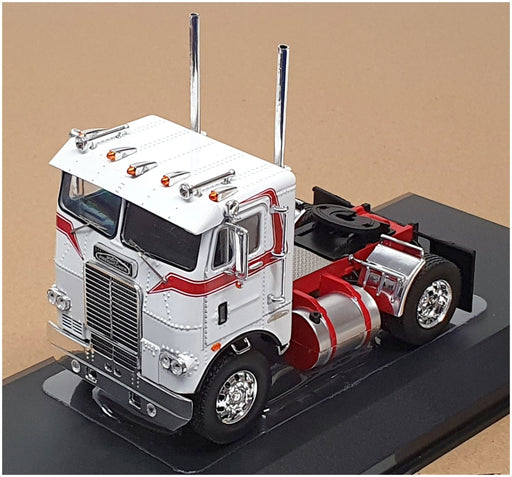 Ixo 1/43 Scale Diecast TR128.22 - 1976 Freightliner COE Truck - White/Red