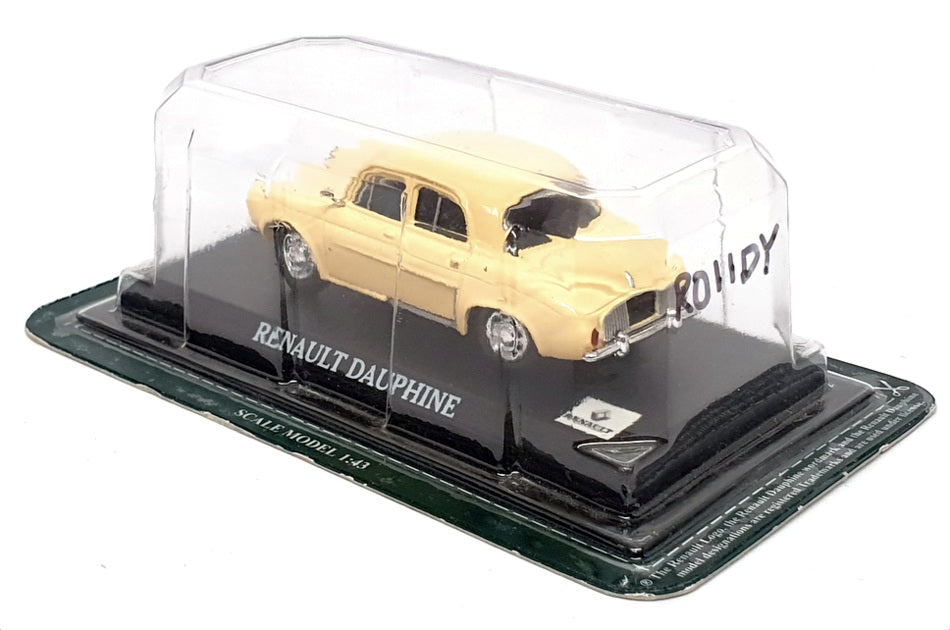 Altaya 1/43 Scale Diecast R011DY - Renault Dauphine - Dk Yellow