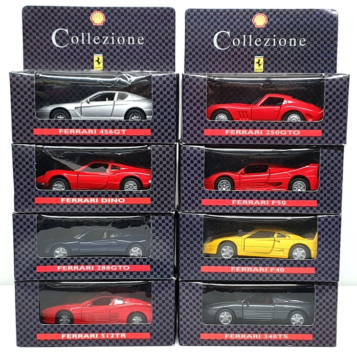 Collezione 1/43 Scale 00033 - Complete Set Of 8 Ferrari Models