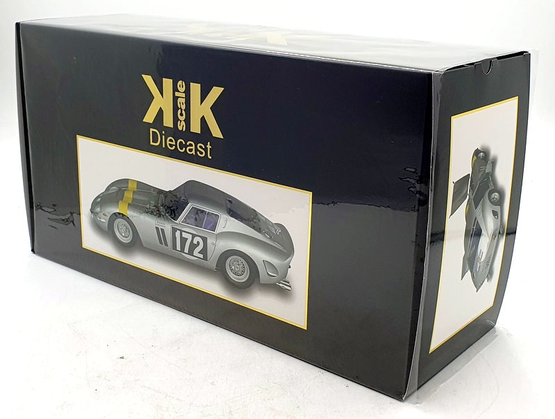 KK Scale 1/12 Scale KKDC120124 - Ferrari 250 GTO #172 L.Bianchi - Silver