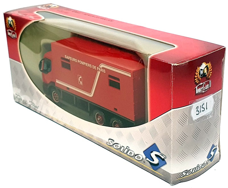 Solido 1/60 Scale 3151 - Renault Premium Distribution Fire Truck - Red