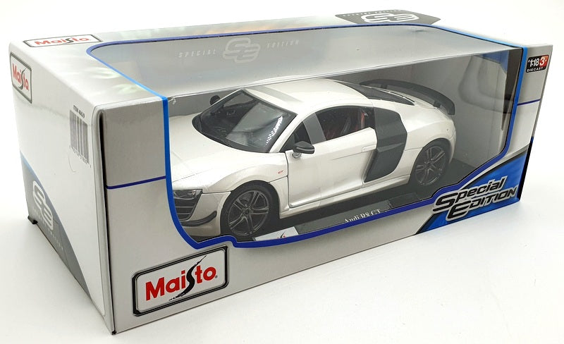 Maisto 1/18 Scale Diecast 46629 - Audi R8 GT - White