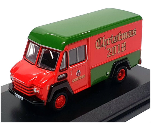 Oxford Diecast 1/76 Scale SP135 - Commer Van Christmas 2018 - Red/Green