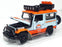 Motor Max 1/24 Scale 79658 - Toyota FJ40 Land Cruiser (Gulf) Lt Blue/Orange