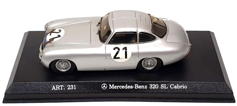 Max Models 1/43 Scale 3310 Mercedes Benz 300SL #21 Winner Le Mans 1952 - Silver