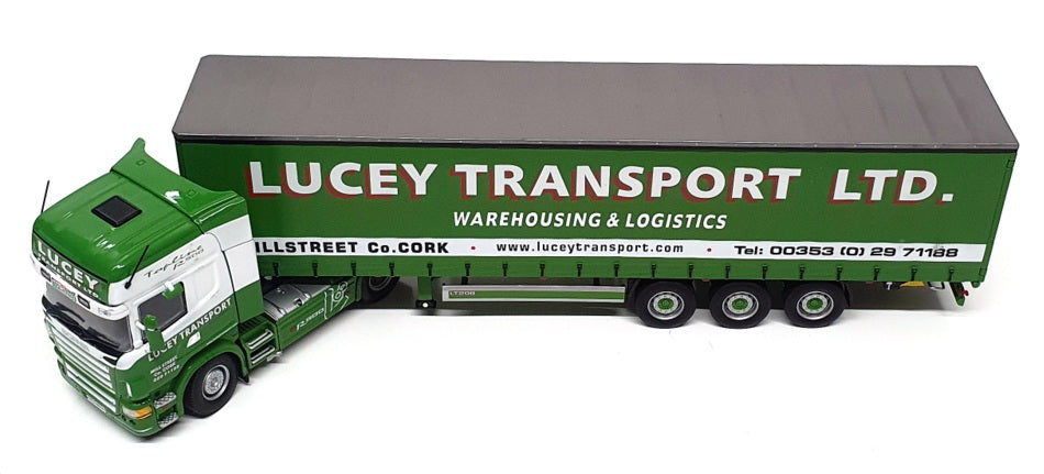 Universal Hobbies 1/50 Scale 5618A - Scania R500 Truck (Lucey)- Green/White