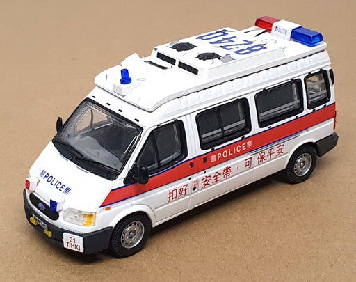 C'SM 1/43 Scale CM-FT5103 - Ford Transit Van Hong Kong Police EU Safety - White